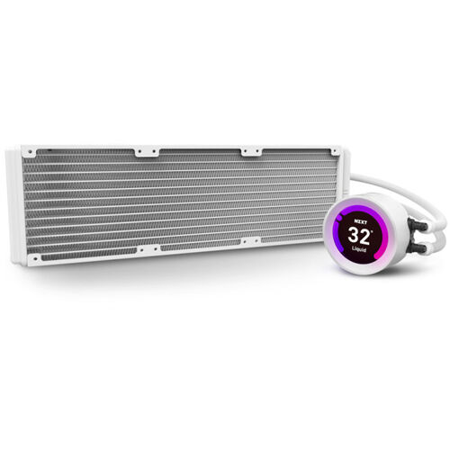 NZXT Kraken Z73 360mm AIO RGB CPU Liquid Cooler, Customizable LCD