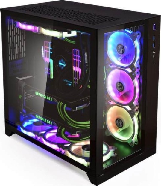 Lian Li O11 Dynamic Tempered Glass on The Front Chassis Body, SECC ATX