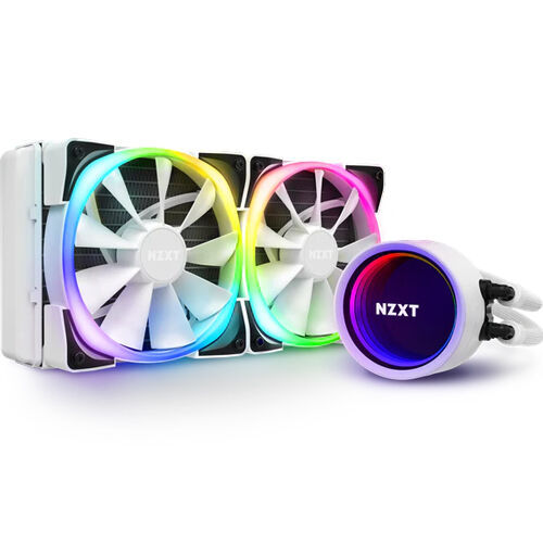 NZXT Kraken X63 White RGB 280mm With RGB Fans CPU Liquid Cooler